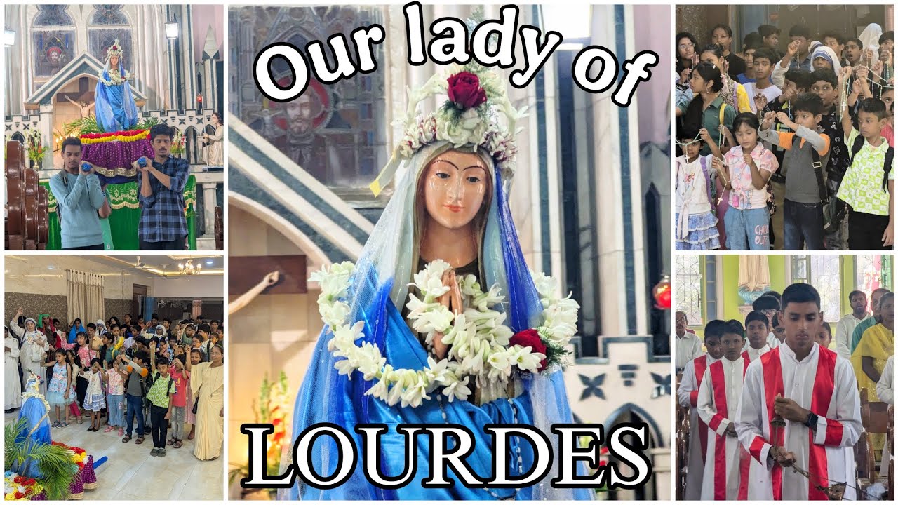 celebrating the Feast of our lady of Lourdes at St Teresa's Church @CalcuttaArchdiocese #jesus