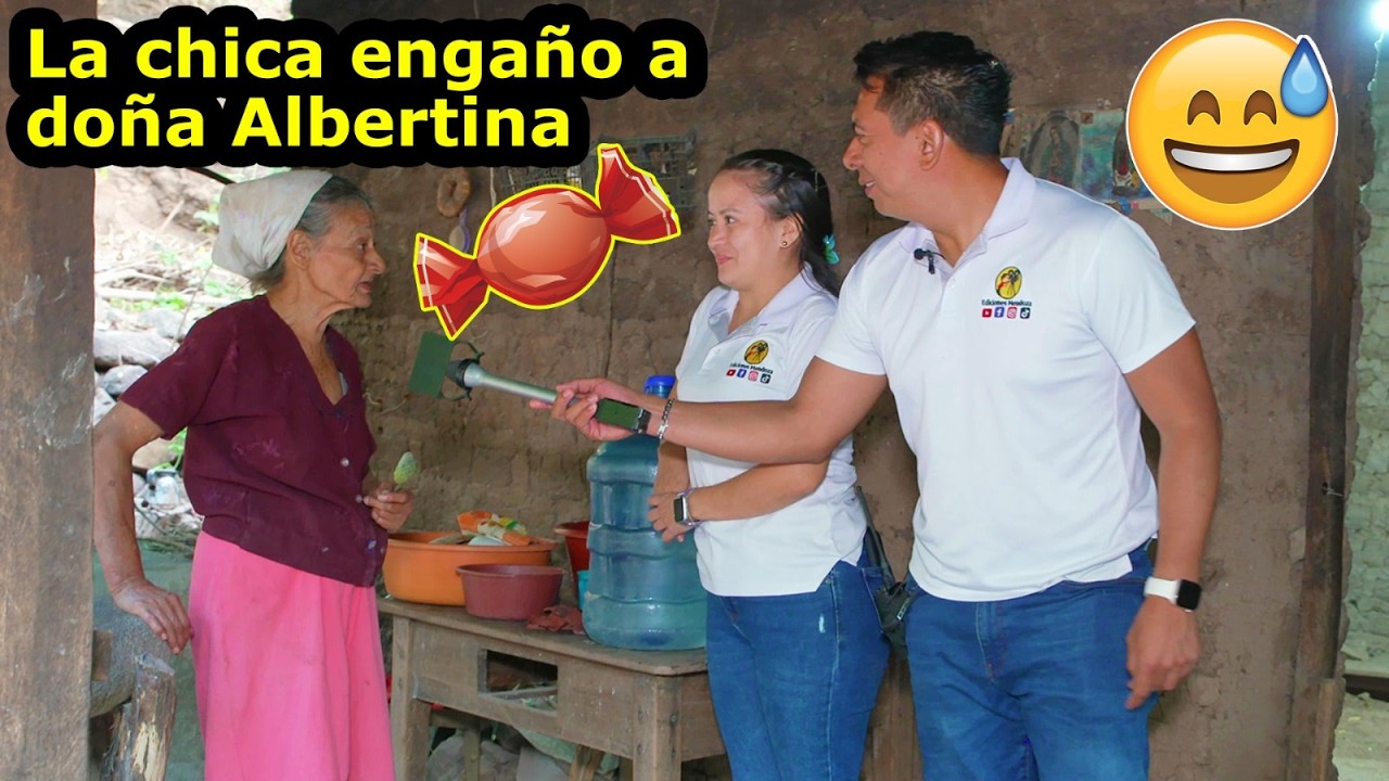 Logramos dale una pastilla a doña Albertina, vean ni cuenta se dio que era pastilla - Ediciones Mend