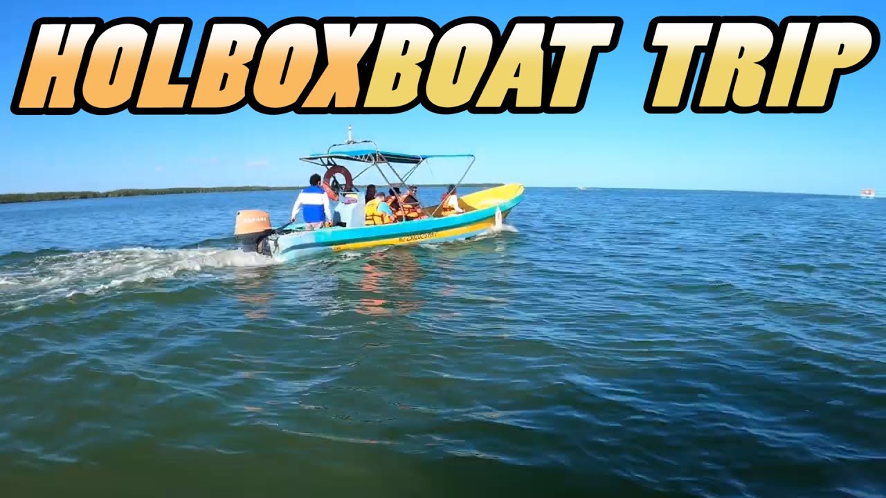 HOLBOX Island Boat Trip from Chiquila - Mexico (4k)