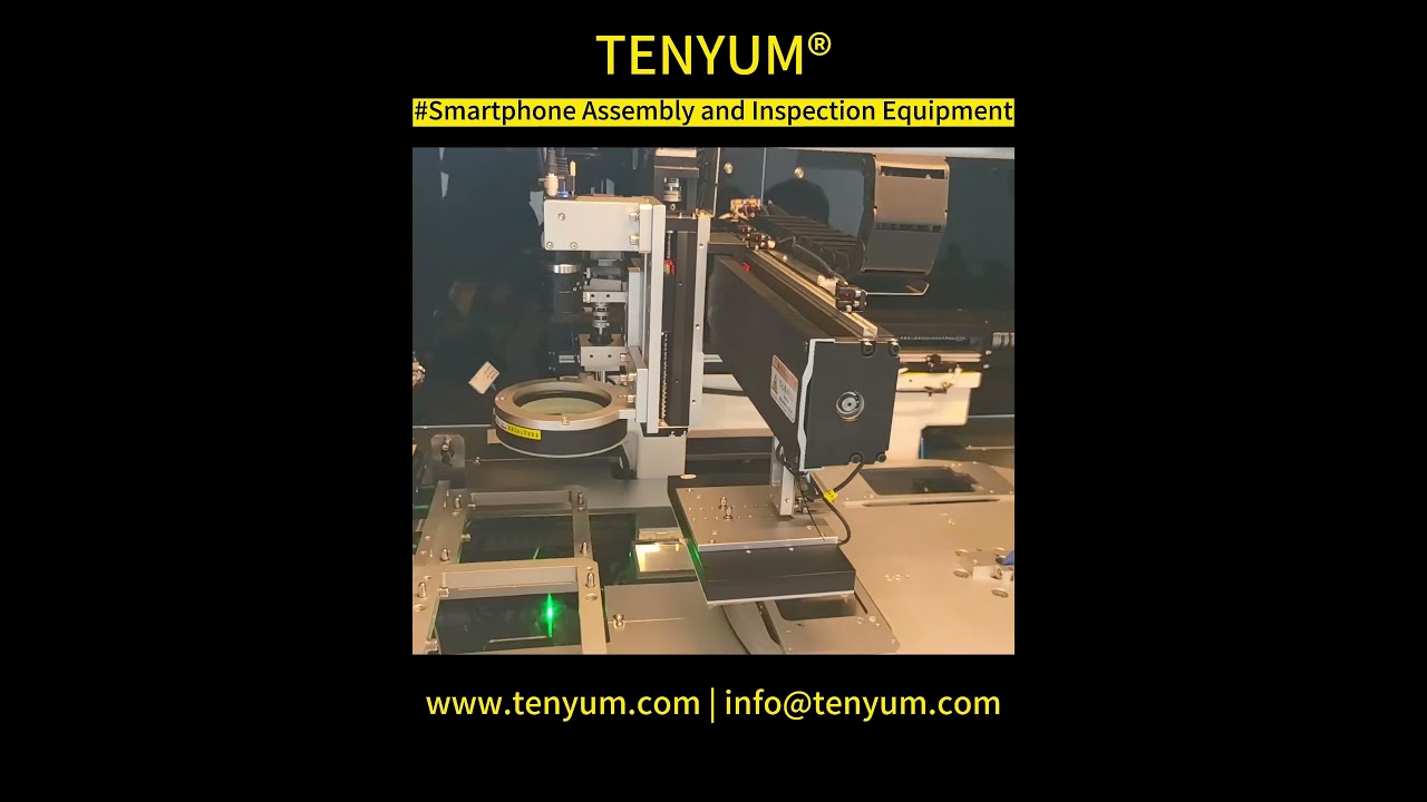 Fully Automated Smartphone Camera Module Assembly System and Inspection Machine