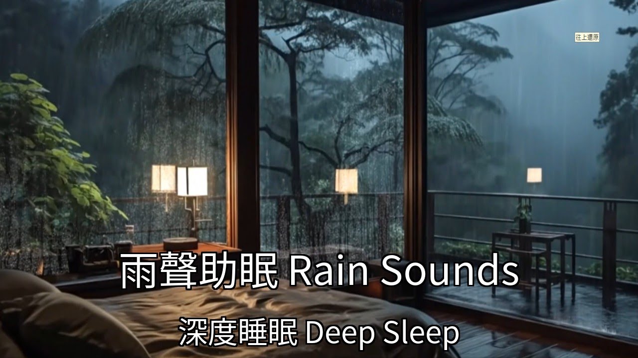 雨聲助眠 Rain Sounds | 放鬆舒眠 Relaxation | 深度睡眠 Deep Sleep | 減壓專注 Stress Relief & Focus
