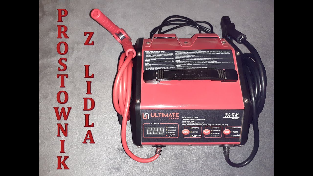 Prostownik z Lidla Ultimate Speed ULG 17A1 - omówienie i wnioski po pół roku użytkowania #prostownik