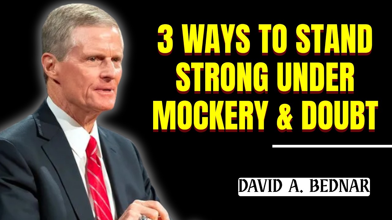 David A  Bednar - 3 Things That Help You Stand Firm When You’re Attacked by Mockery and Doubt