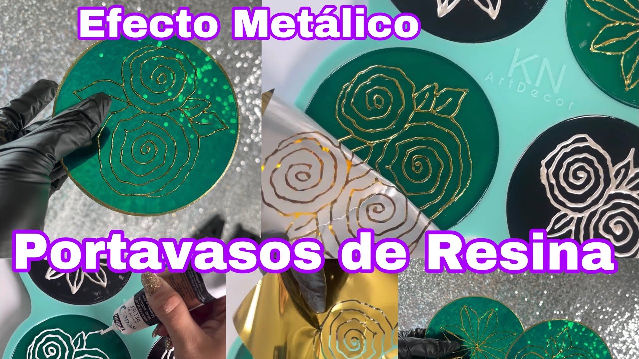 Diseño de resina con terminado metálico