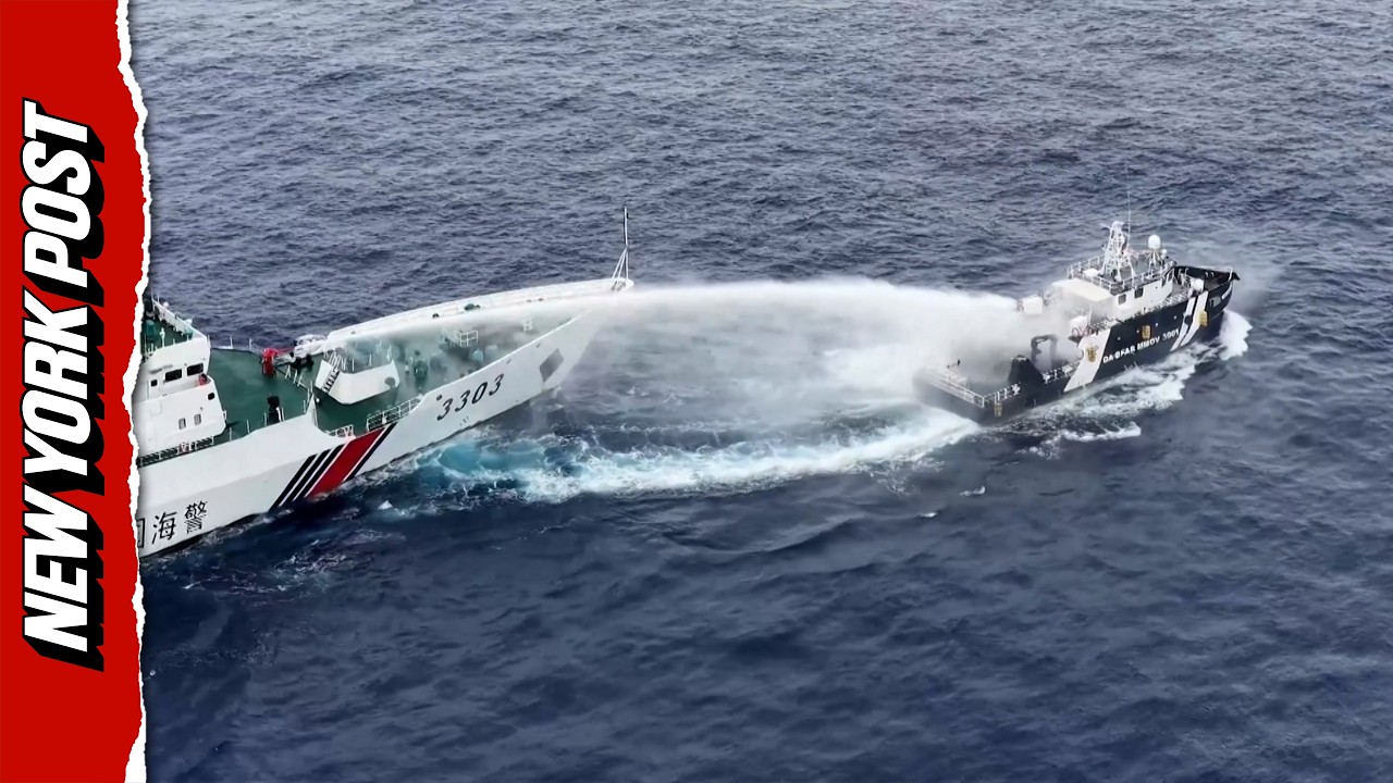 China Defends Water Cannon Attacks, Releases Coast Guard Video