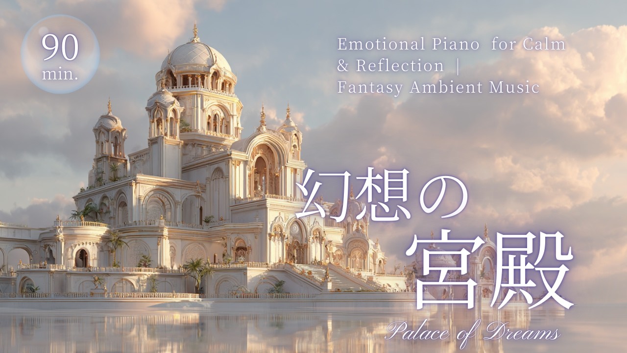 【幻想ピアノBGM/睡眠用】幻想の宮殿–Palace of Dreams ｜瞑想/散歩/創作活動/chillout relax