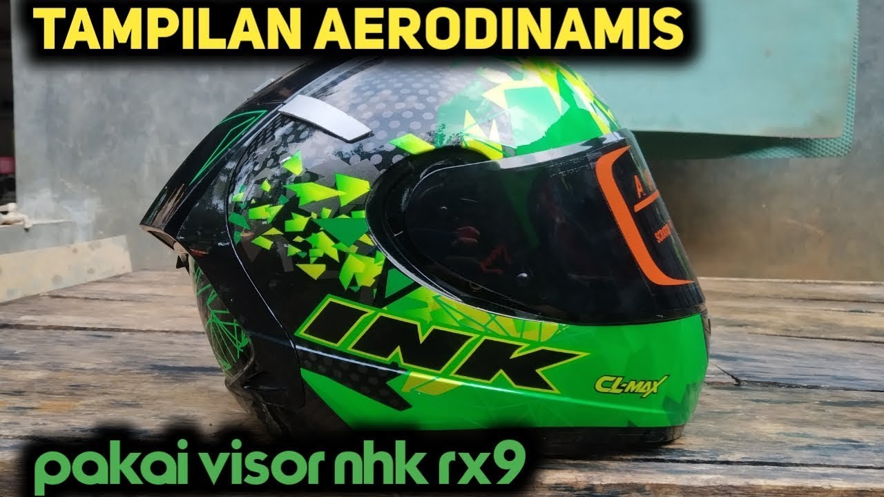 TUTORIAL PASANG VISOR NHK RX9 DI HELM INK CL-MAX