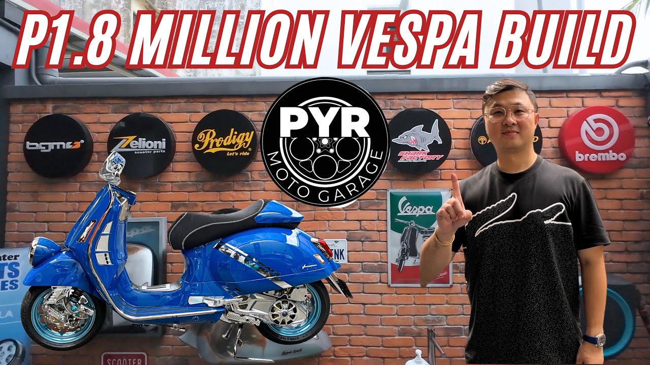 Custom Vespa, Lambretta and Royal Alloy builds that are motor show worthy. Featuring PYR Moto Garage
