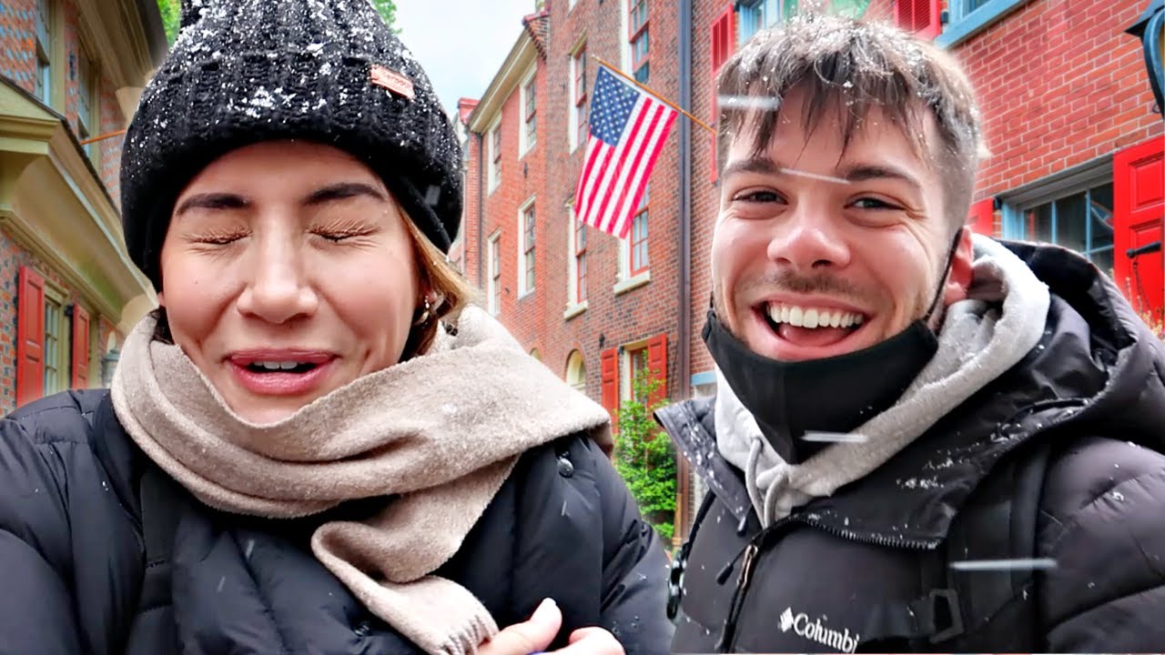 🇬🇧 Brits Explore Old City, Gayborhood, Betsy Ross & Elfreth's Alley in Philadelphia! 🇺🇸