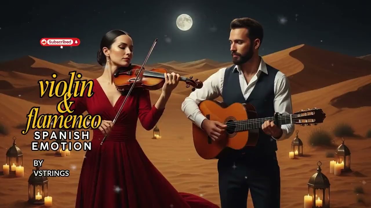 Relaxing Flamenco Guitar & Violin 🎻 Emotional Spanish Instrumental for Peaceful Evenings