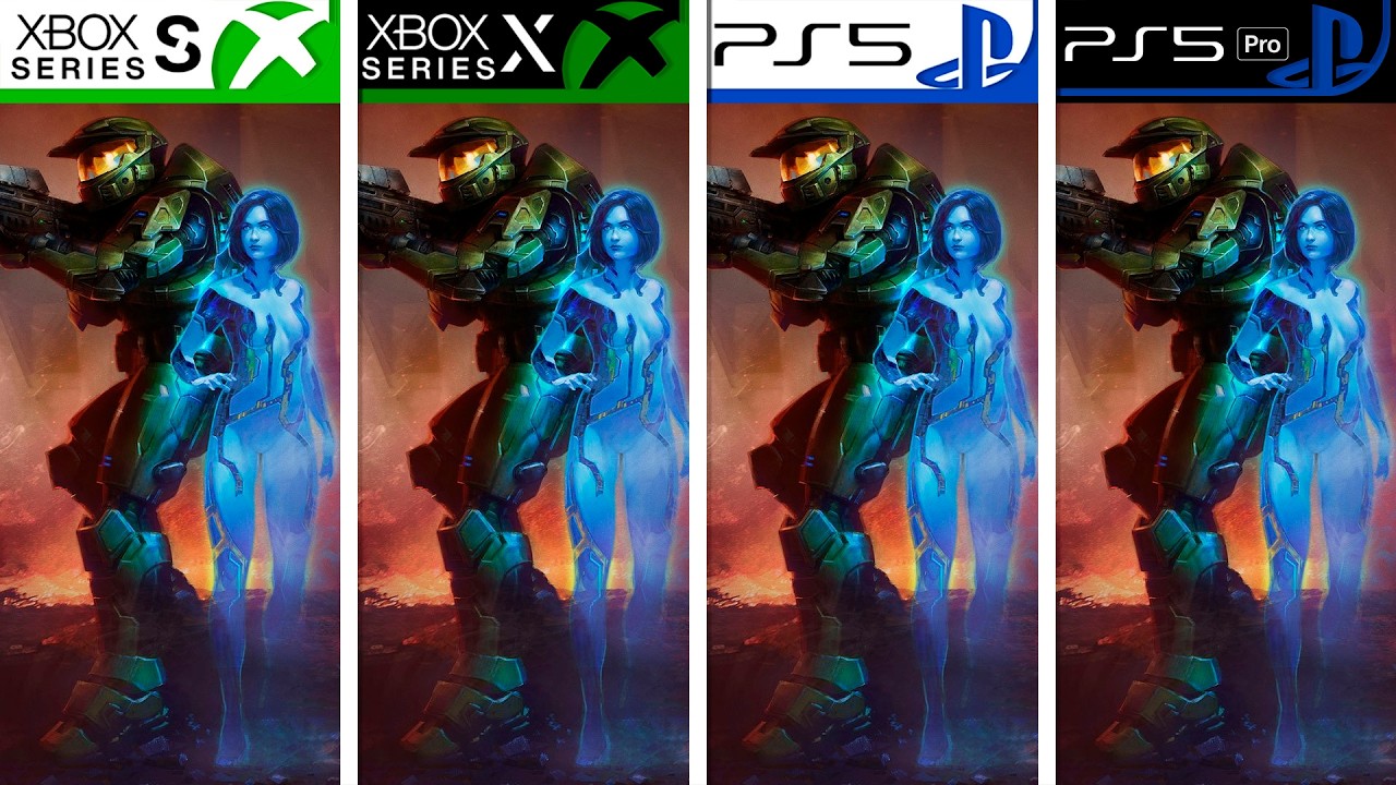 Halo Campaign Evolved | Xbox Series S/X -  PS5 - PS5 Pro | Graphics Comparison