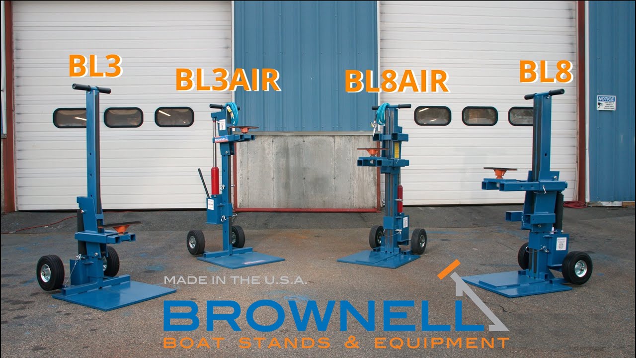 Brownell BL3 & BL8 Hydraulic Boat Lifts - Intro, Demo, How-To