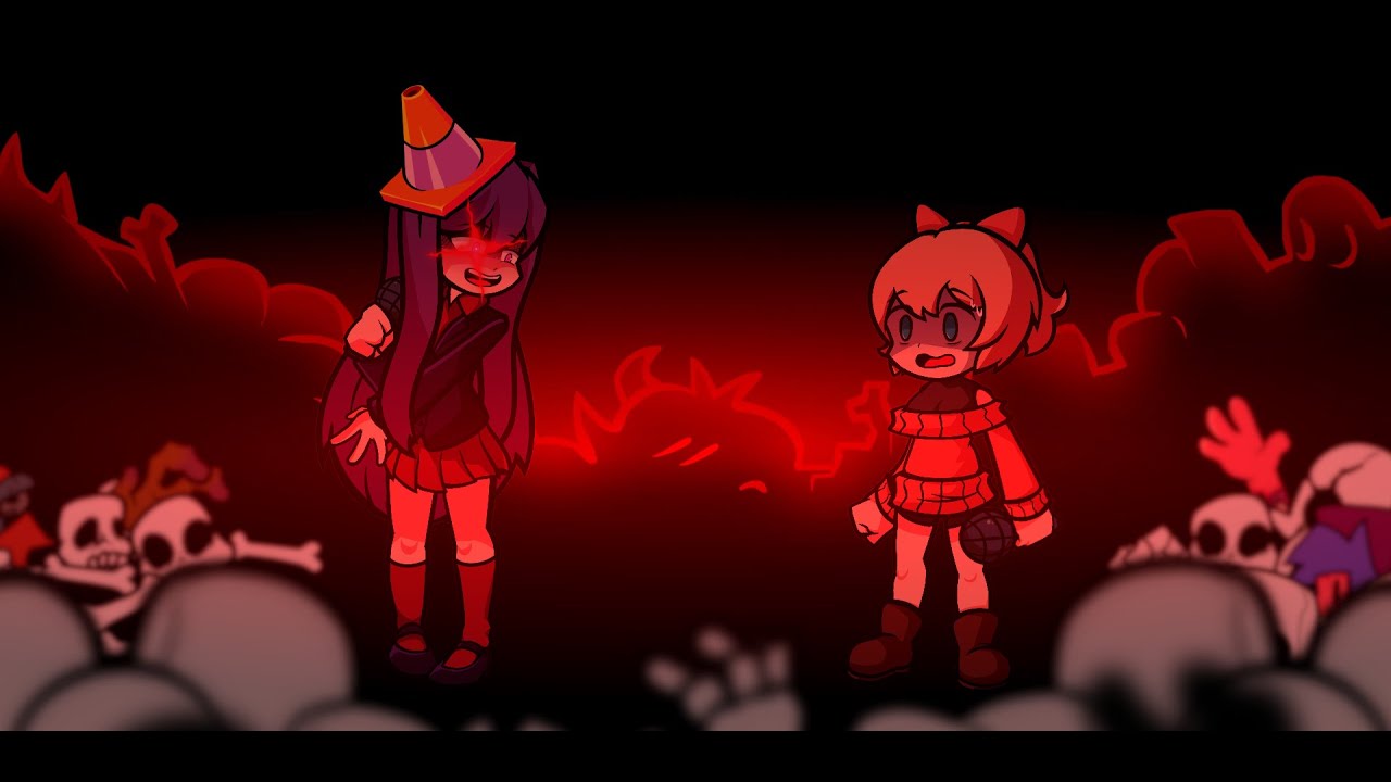 Imposter of Markov - Defeat But Sayori & Yuri Sing It (Friday Night Funkin’)