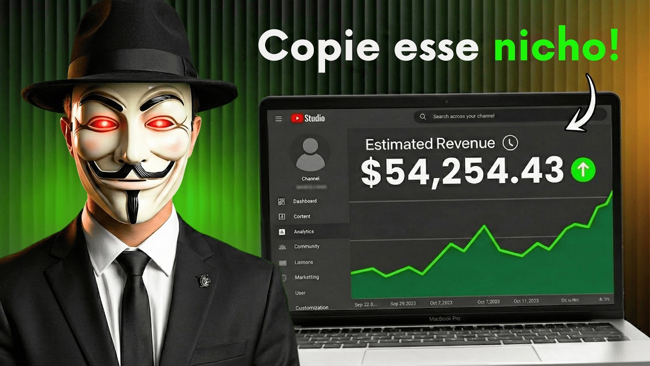 Esse foi o nicho que monetizou meu Canal Dark Gringo em 21 dias [PASSO A PASSO] 🤫