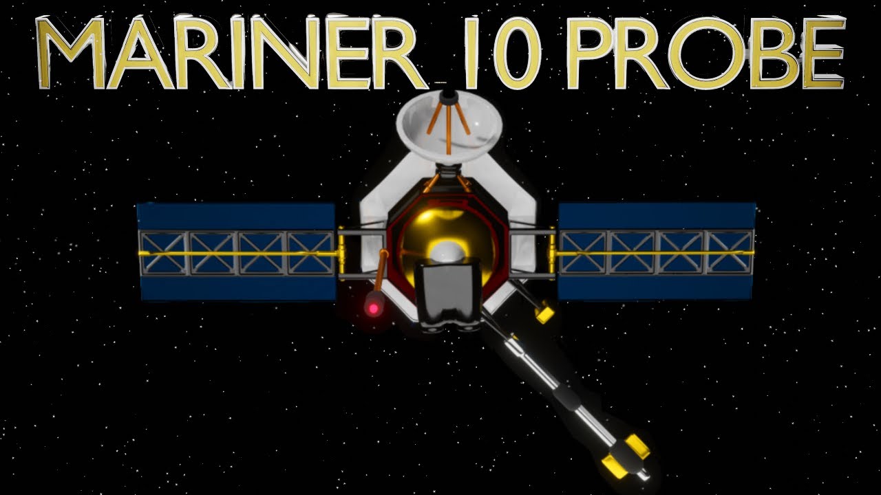 Mercury's Mariner 10 Probe - Blender Creation