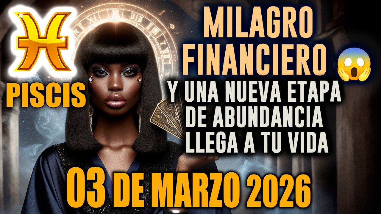 Piscis ♓ MILAGRO FINANCIERO 😱 DIOS ROMPE LA ESCASEZ Y UNA NUEVA ETAPA DE ABUNDANCIA LLEGA A TU VIDA