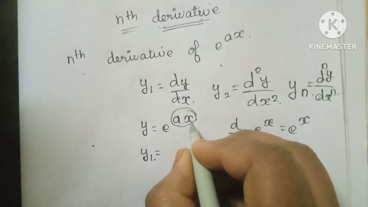 Ug trb maths# nth derivative e^ax # for all degree standard government exam#