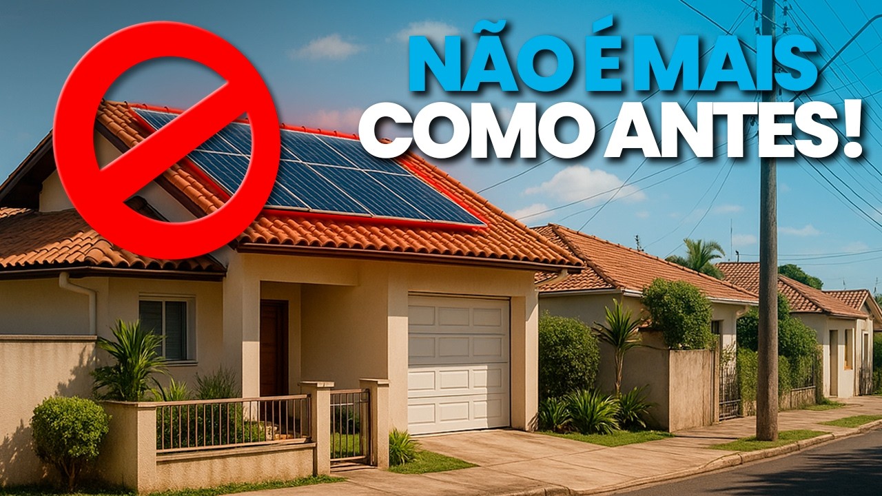 O que está ACONTECENDO com a ENERGIA SOLAR no Brasil?