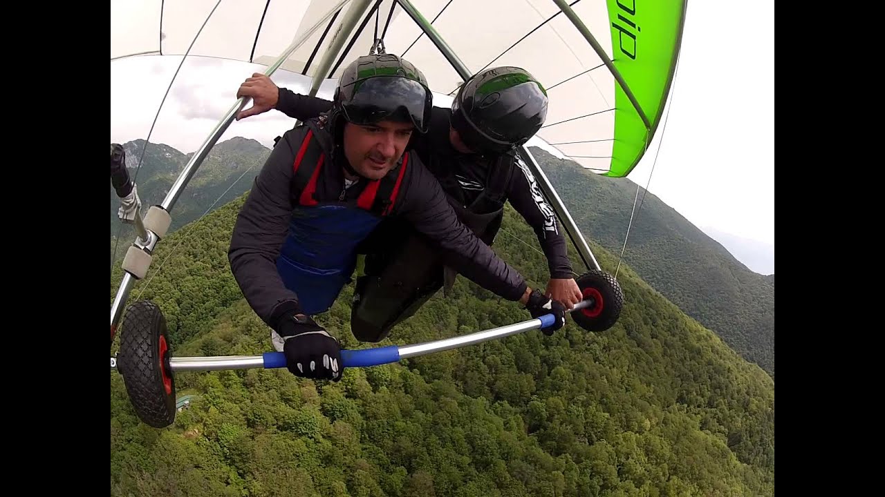 primo volo in deltaplano