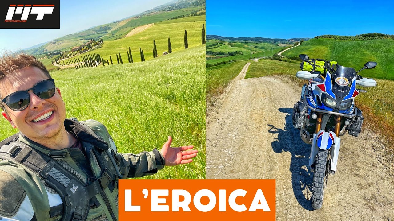 SONO CADUTO 💥 con l’Africa Twin 😩, POLVERE E GLORIA 2022 sull’Eroica.