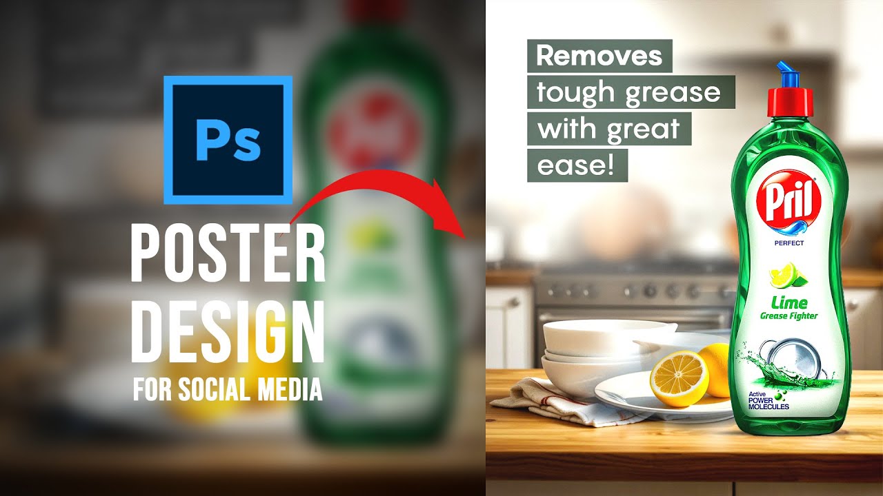 Photoshop Poster Design for Instagram Ads | Ram Art Creator