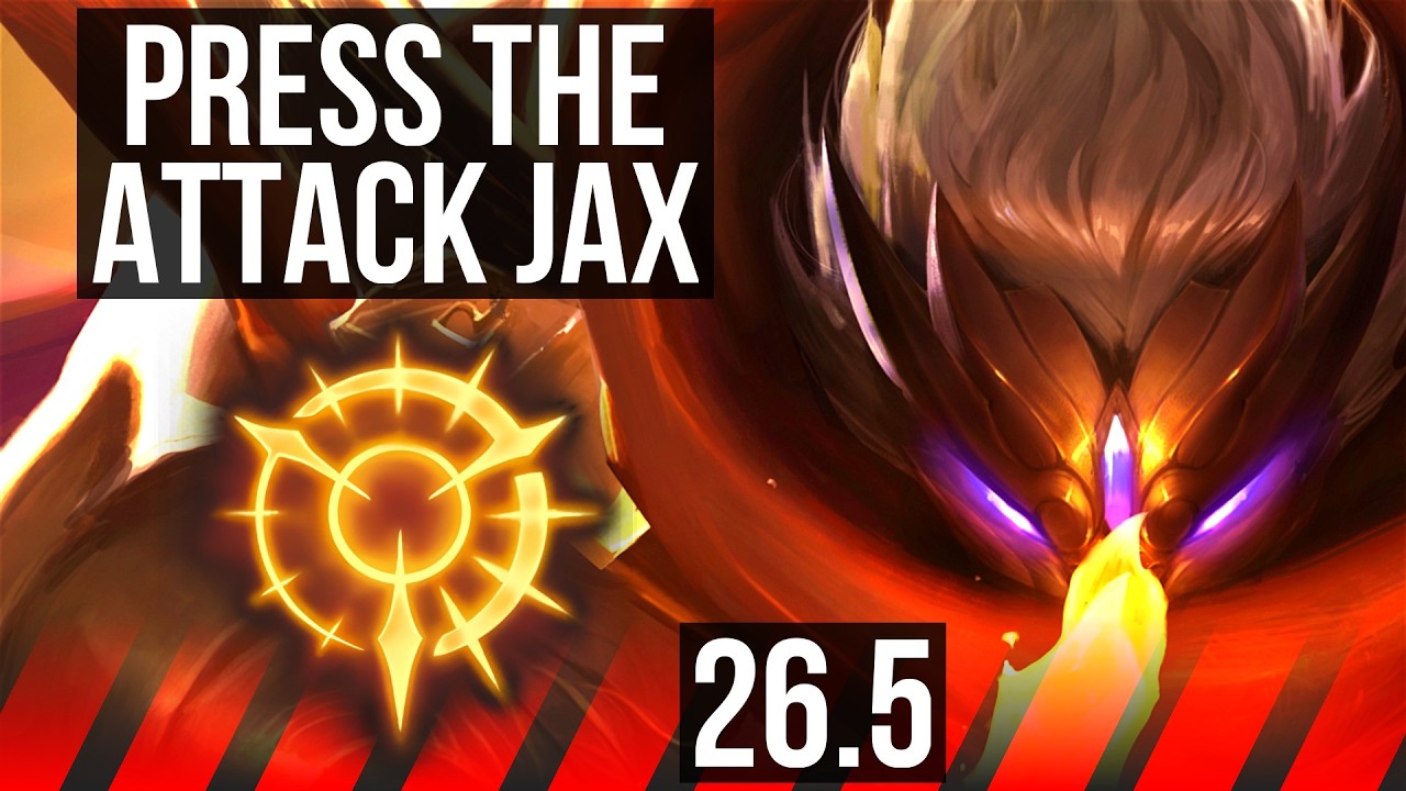 JAX vs DARIUS (TOP) | Press The Attack | KR Master | 26.5