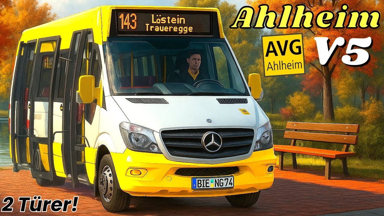 OMSI 2 [60 FPS] - SPRINTER 2-TÜRER 🚐 auf AHLHEIM V5! 🌳  - Let's Play Omsi 2 [#997]