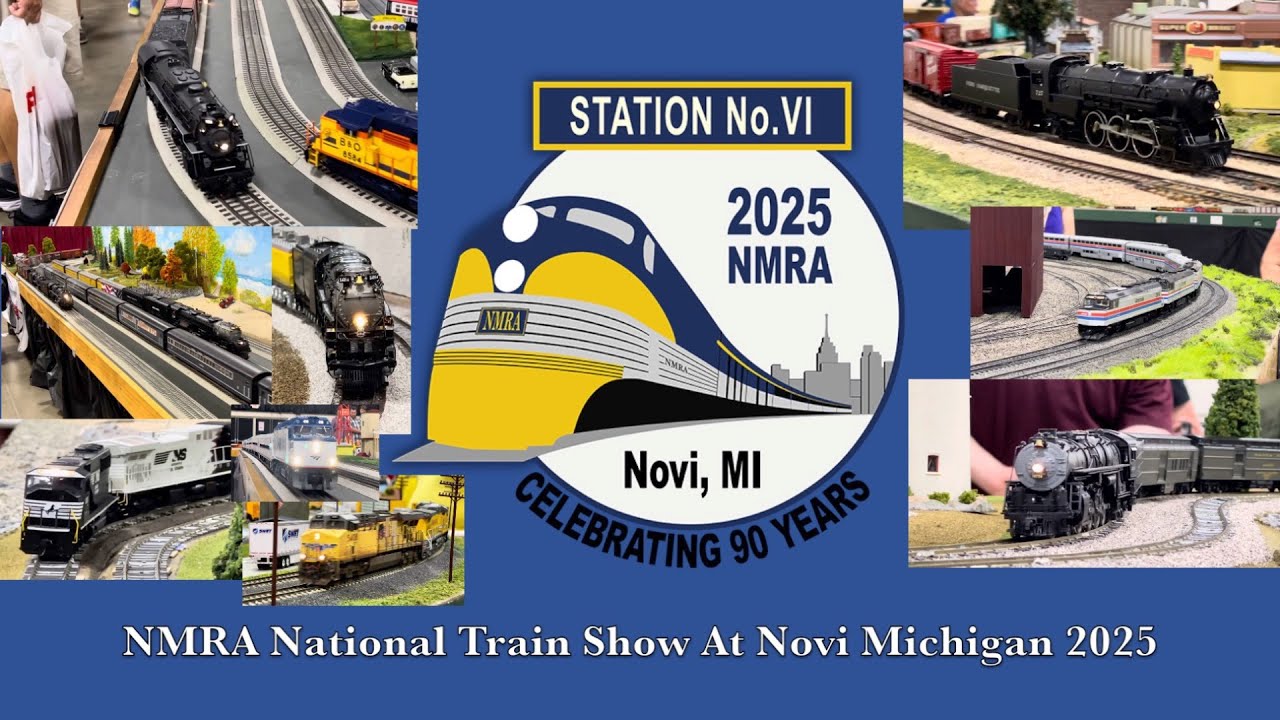 NMRA National Train Show At Novi Michigan 2025