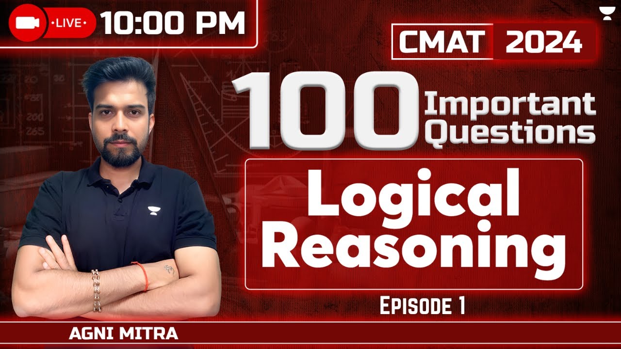 100 Important Questions For CMAT 2024  | LRDI | EP - 01 | Agni Mitra