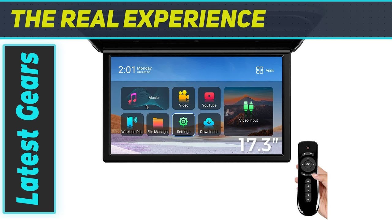 XTRONS 17.3 Inch Android Car Overhead Player Review: The Ultimate Entertainment Upgrade for