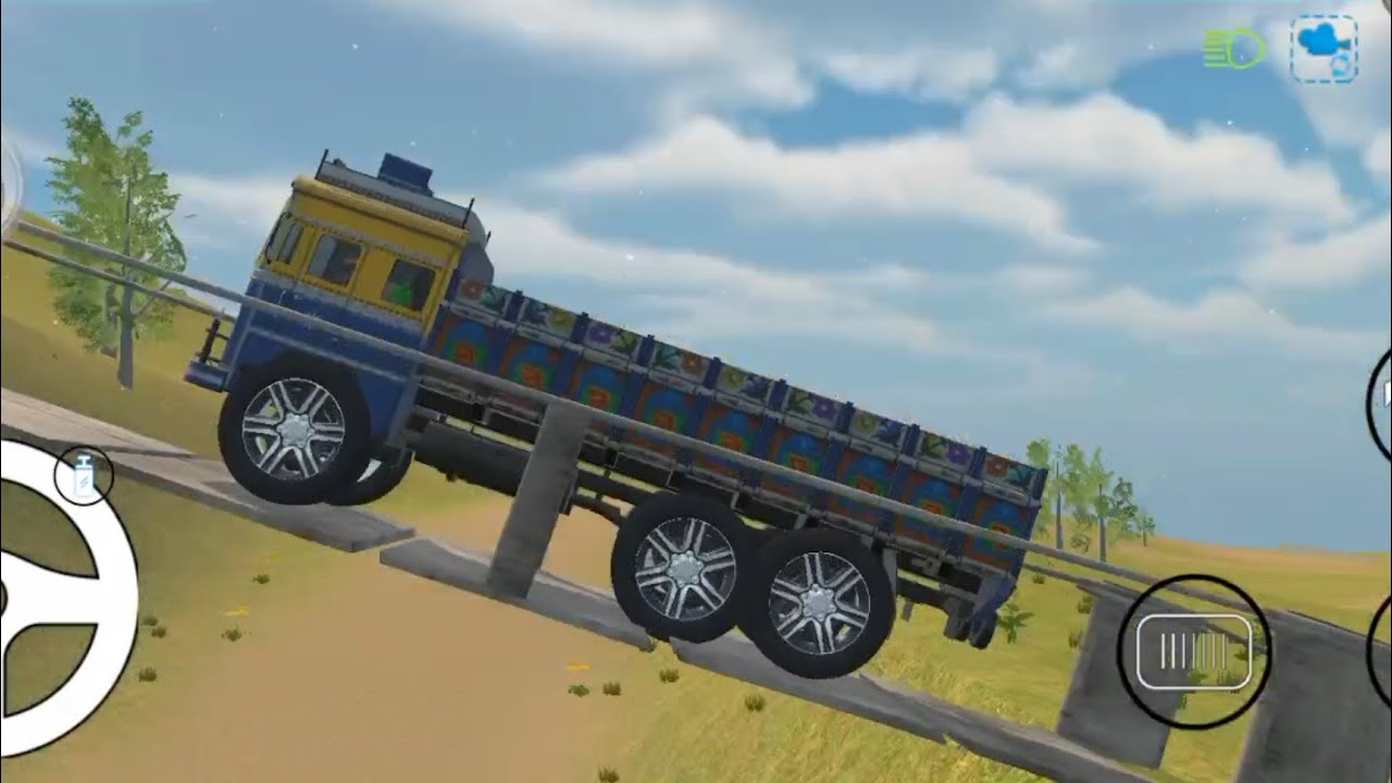 Heavy Truck Driving on Dangerous Mountain Roads 😰 Indian Simulator
