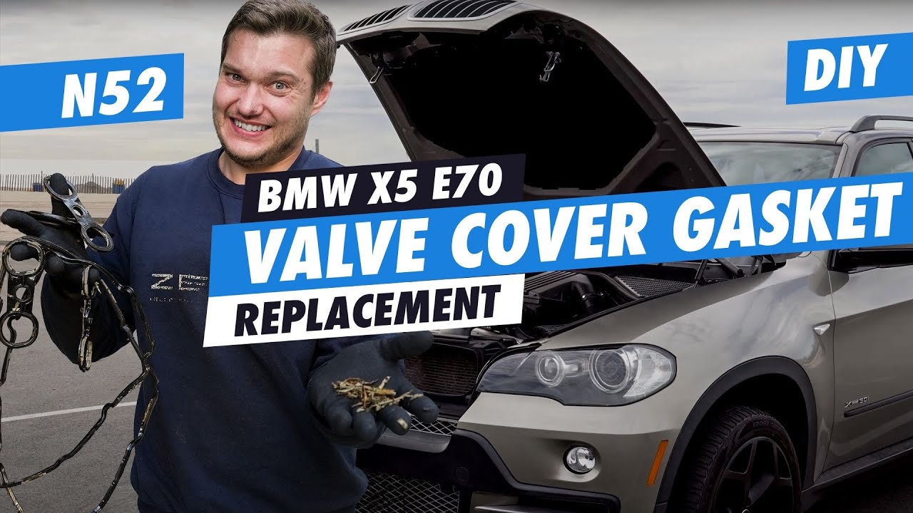 DIY E70 BMW X5 Valve Cover Gasket Replacement N52 (XDrive30i, 3.0i, 3.0si)