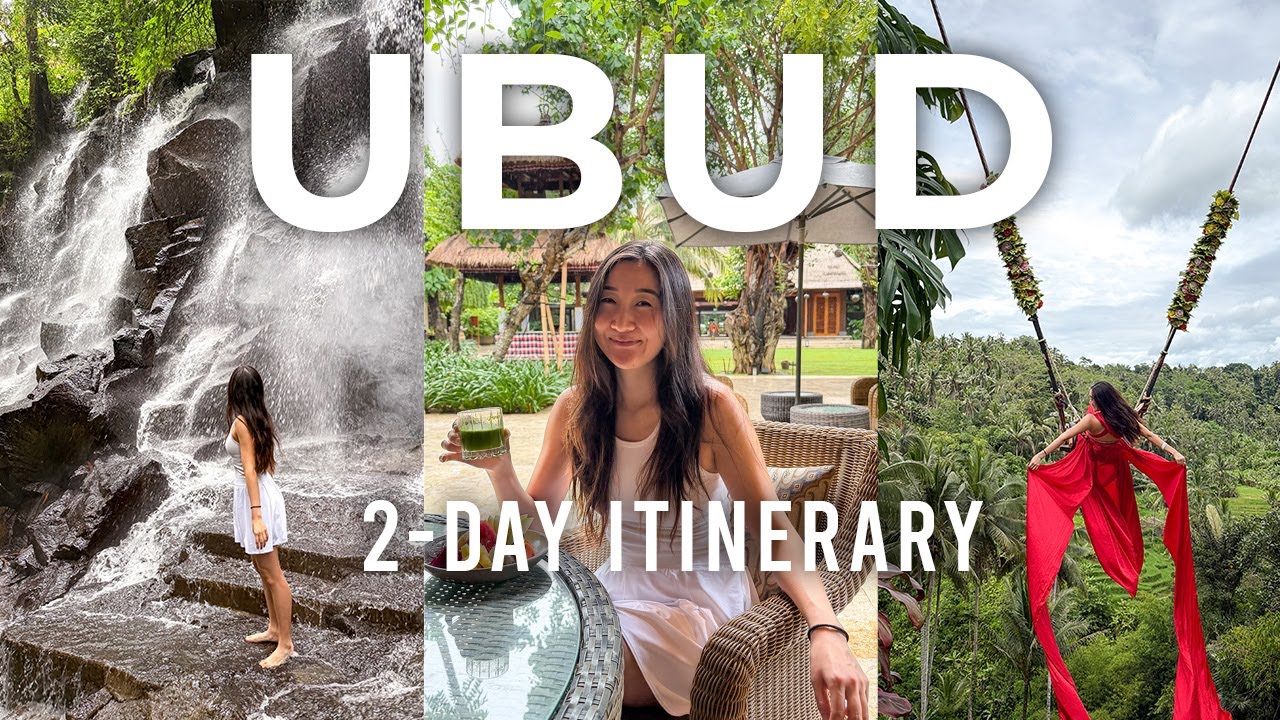 Bali Travel Vlog: 2 Days in Ubud, Bali (best things to do, white water rafting, & dining) 🌴