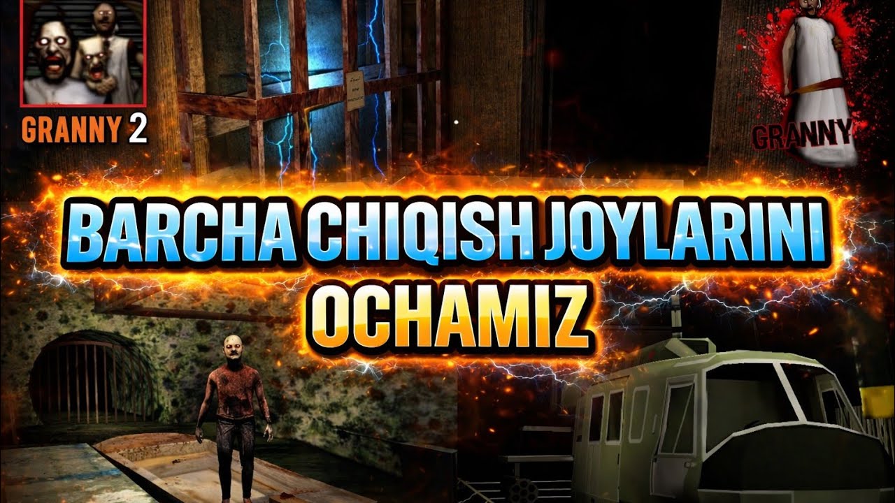 Granny 2 chapter two // Barcha chiqish joylarini ochamiz // #uzbekchaletsplay