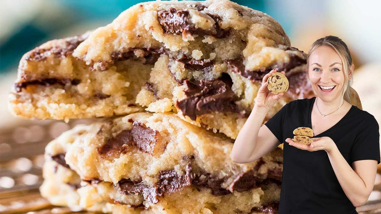 Ridiculously Big, Thick Peanut Butter Chocolate Chunk Cookies