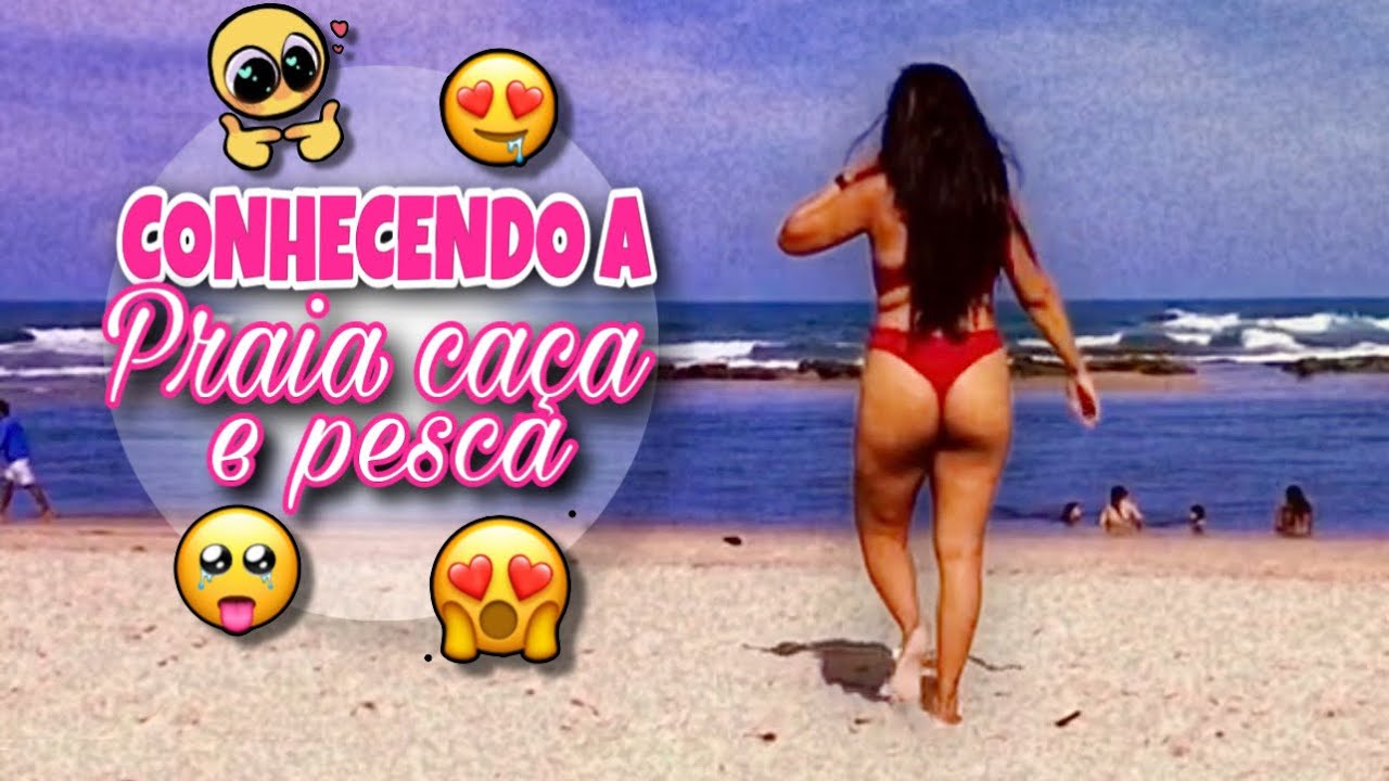 Essa é a Praia do caça e pesca💆🏾‍♀️🌊💖