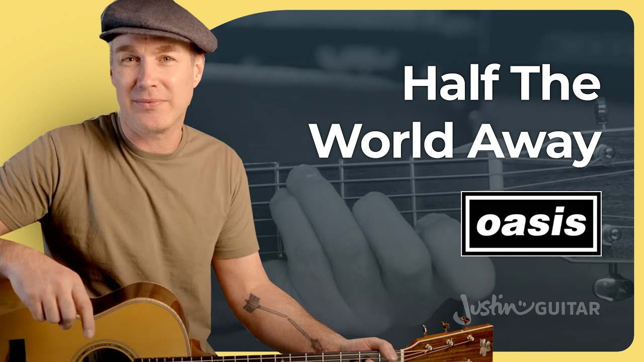 Half the World Away by Oasis | Easy Guitar Lesson