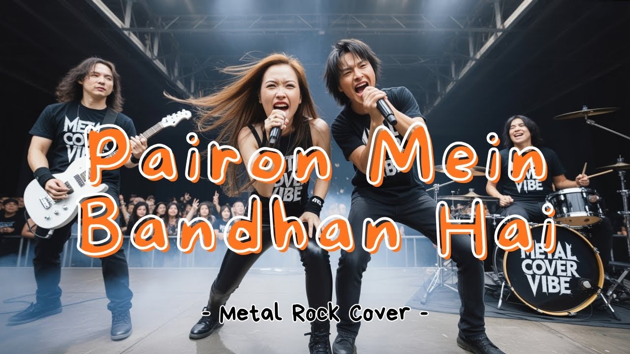 Pairon Mein Bandhan Hai - Ost Mohabbatein (AI Metal Rock Energi Cover) || Full Bass