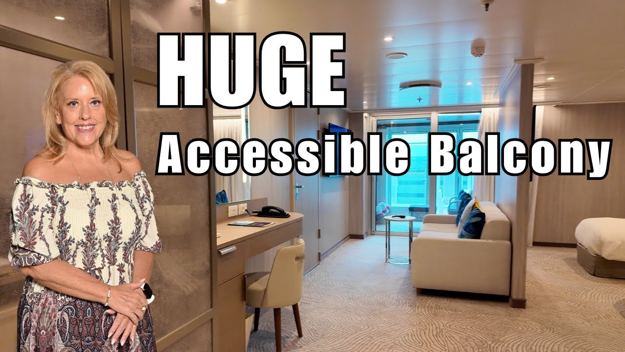Star Princess Accessible Cabana Mini-Suite (9361) 🚢 Huge Corner Balcony Tour!