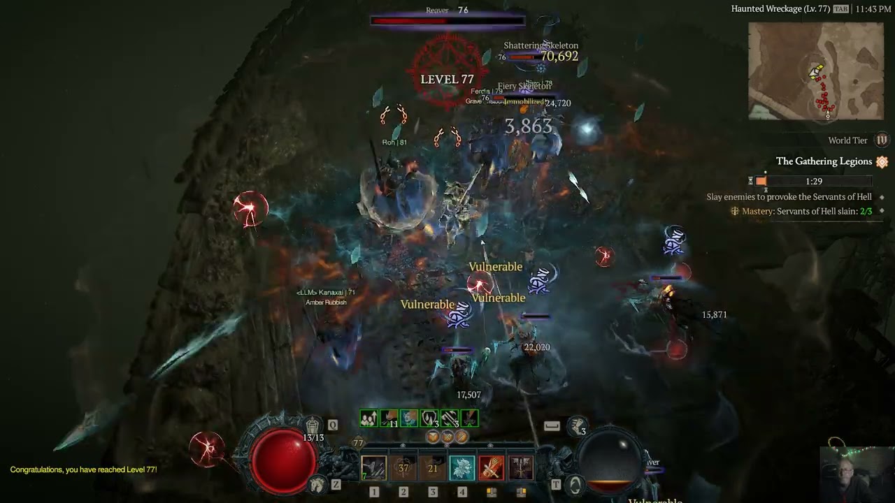 Diablo 4 More Crazy Mayhem from my Barb Build hehe.