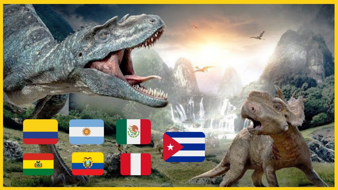 5 PAISES LATINOS DONDE HABITARON DINOSAURIOS