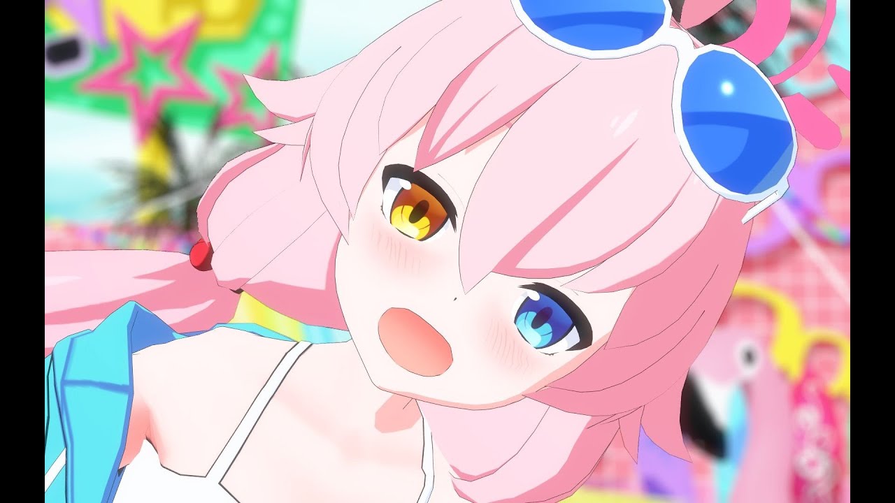 【Blue Archive MMD／4K／60FPS】Takanashi Hoshino【Catch The Wave】