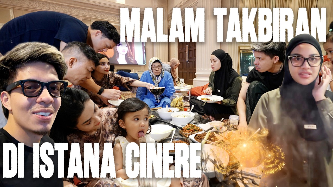 Malam Takbiran di Istana Cinere! Ameena Azura Pertama Kali Main Petasan