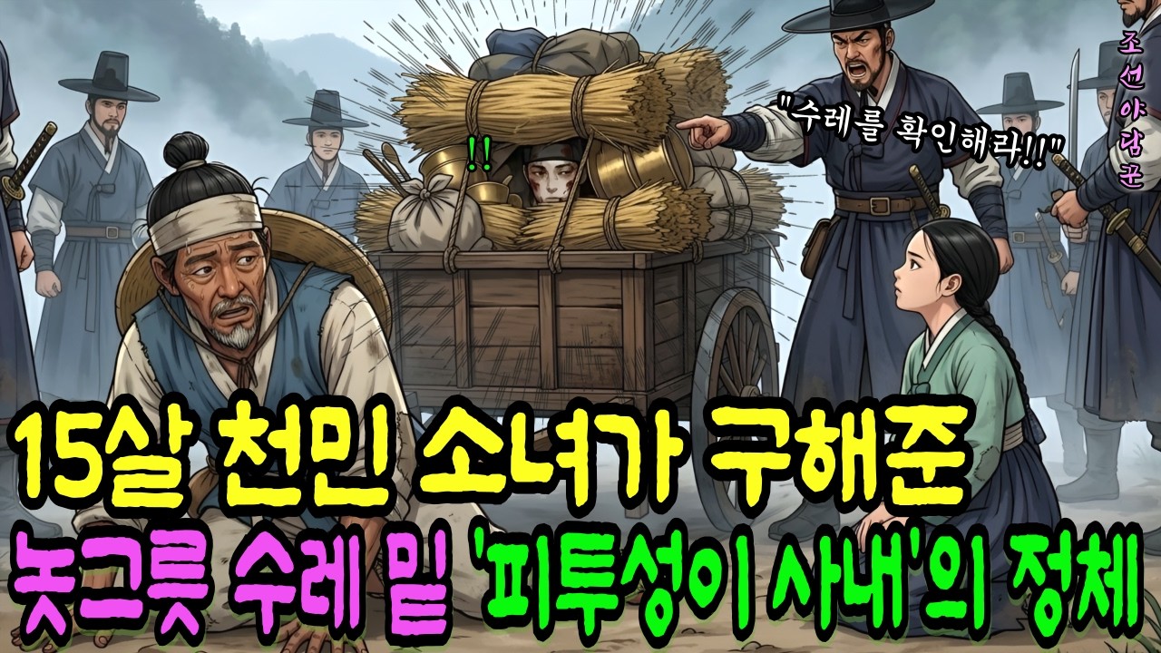 15살 천민 소녀가 구해준 놋그릇 수레 밑 피투성이 사내의 충격적인 정체에 조선이 발칵 뒤집혔다?ㅣ오디오북ㅣ옛날이야기ㅣ민담ㅣ야담ㅣ전설ㅣ설화