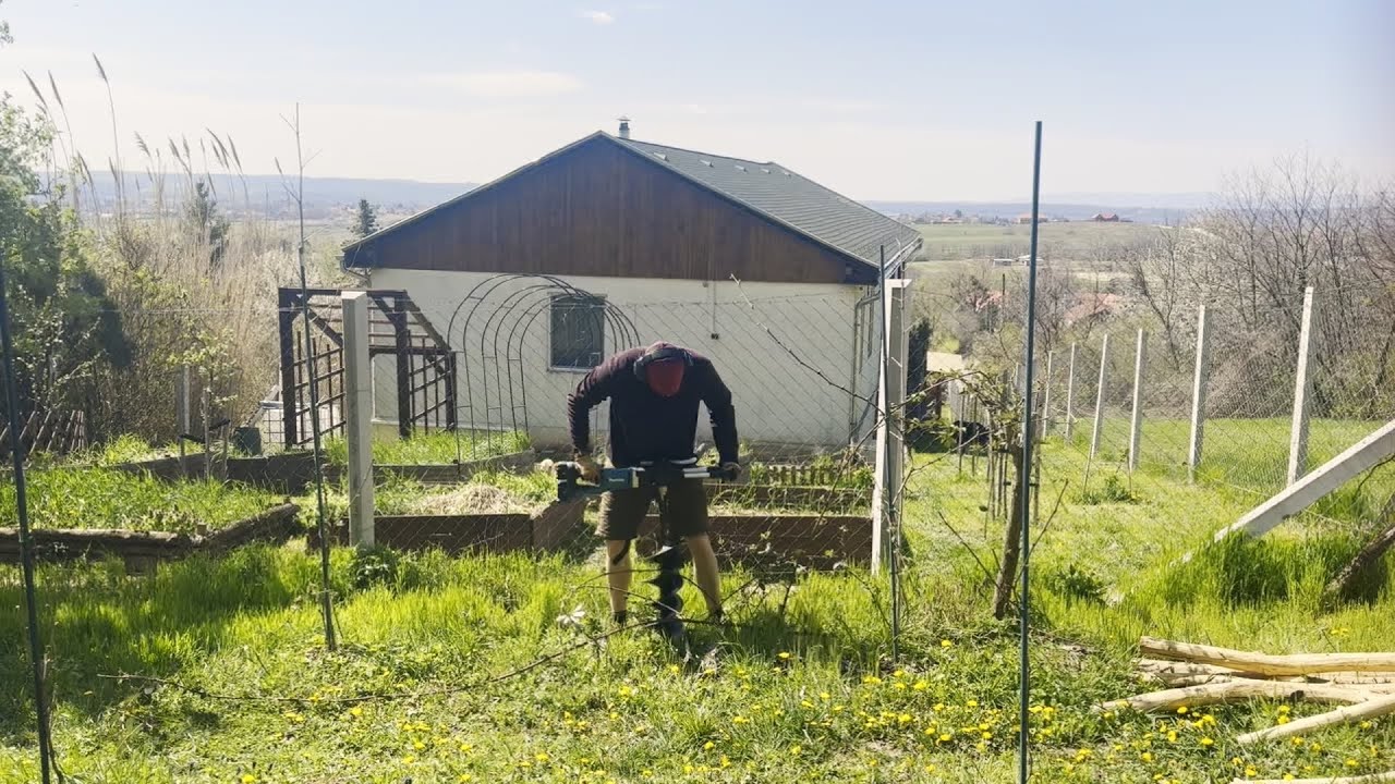 #2 Building Blackberry trellis
