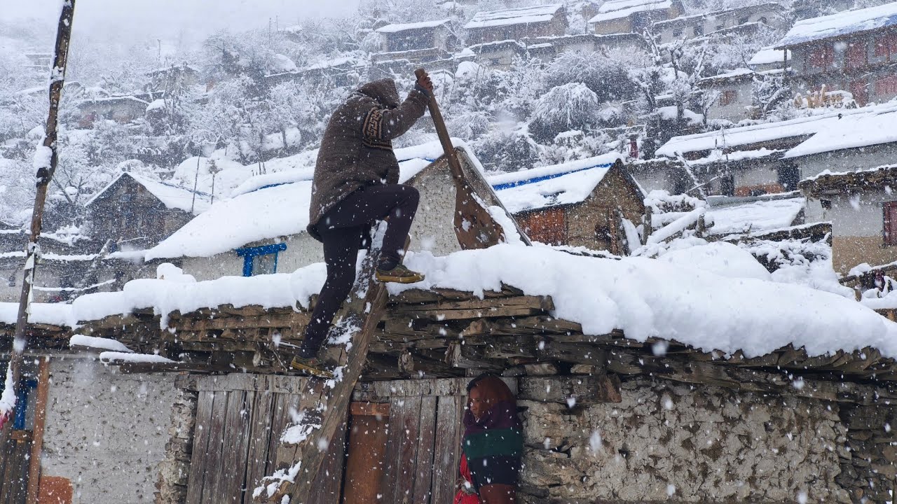 Best Life in A Himalayan Village || The  work Snowfull Village Jumla mountain @villagenepal2