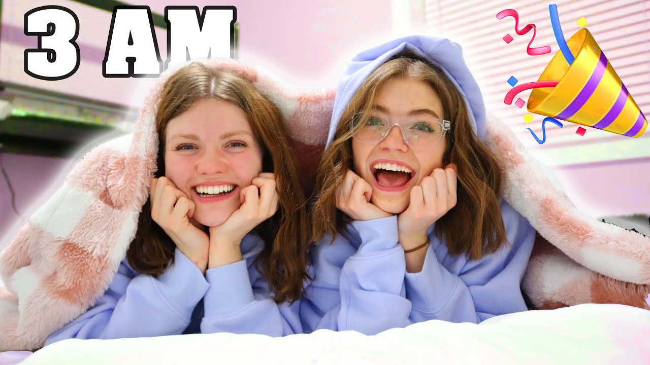 SISTER SLEEPOVER with Audrey!