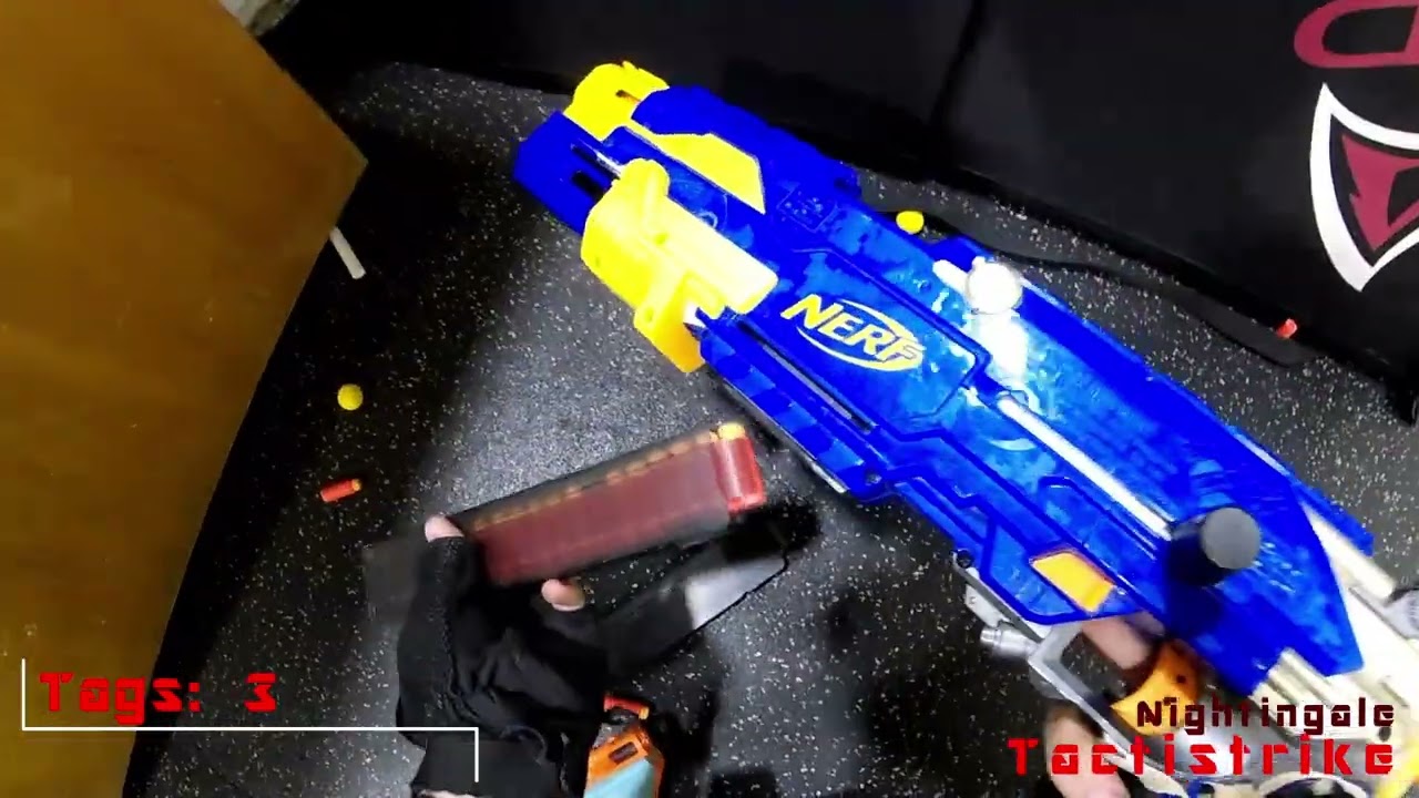 Nerf War Gameplay: Down to the last mag! Rochester Parkour July 2023