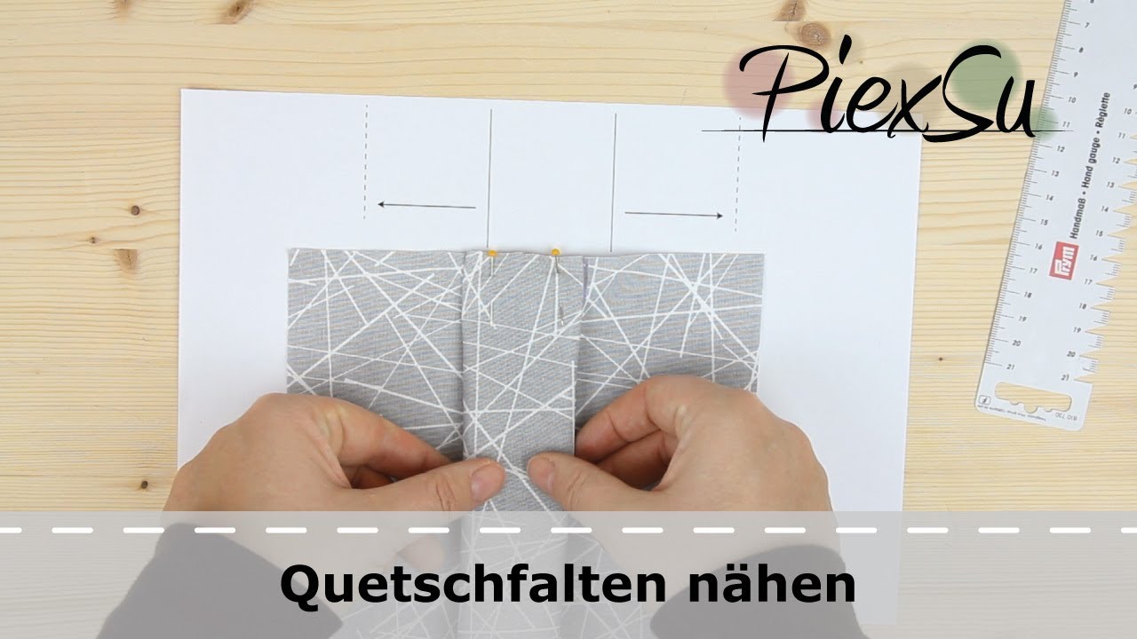 Nähanleitung - Quetschfalten nähen | PiexSu