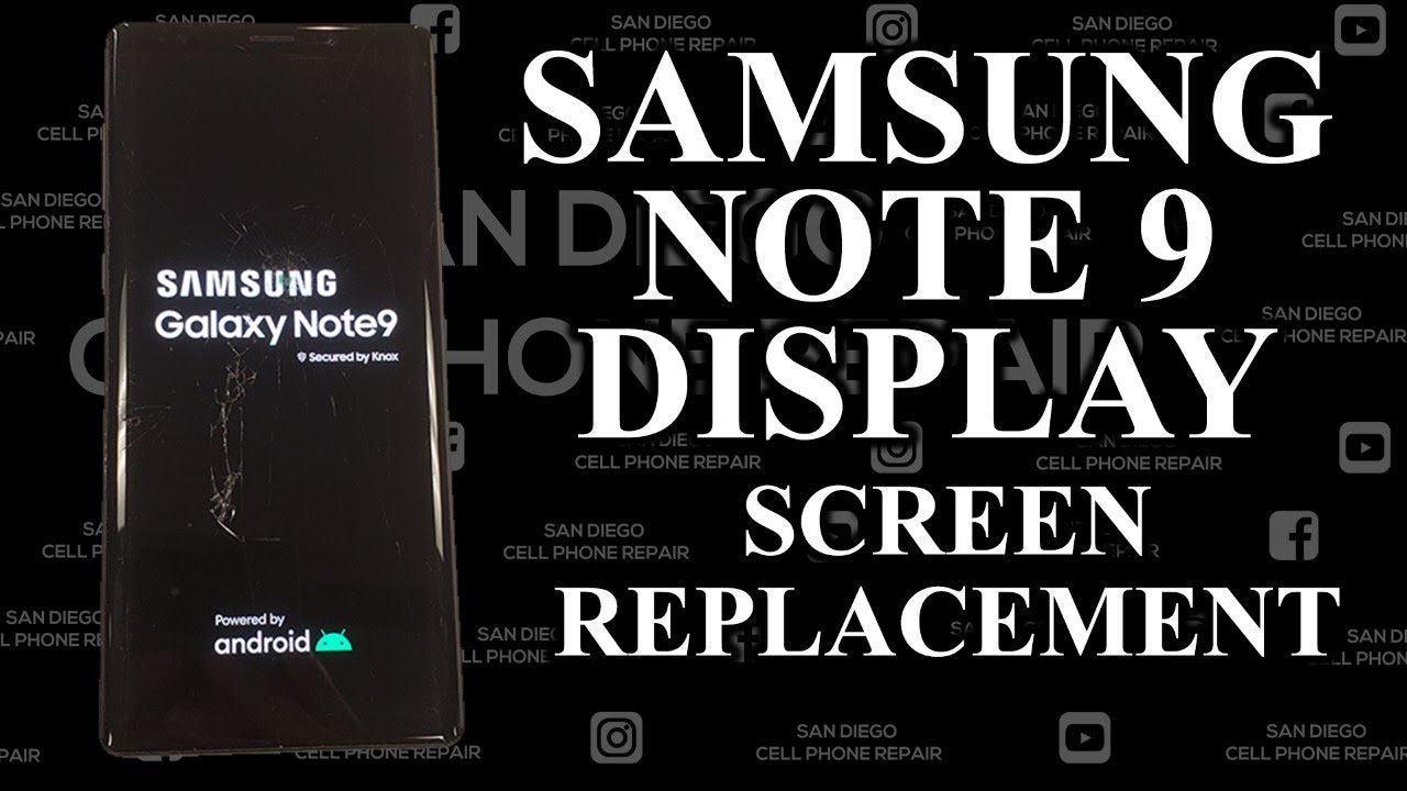 Samsung Note 9 Display Screen Replacement | How to Repair